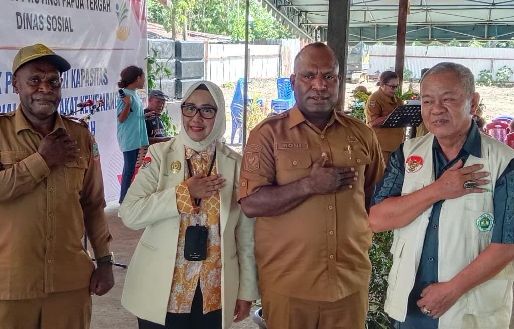 DinsosP3A Papua Tengah Tingkatkan Kapasitas Pekerja Sosial